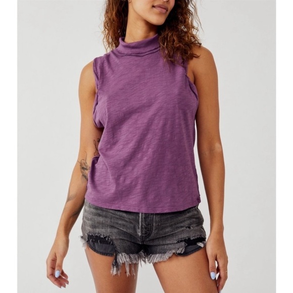 Free People Xena Tank In Boysenberry - Picture 1 of 5